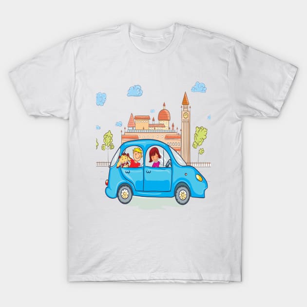 Car Ride T-Shirt by Girlintheshadows